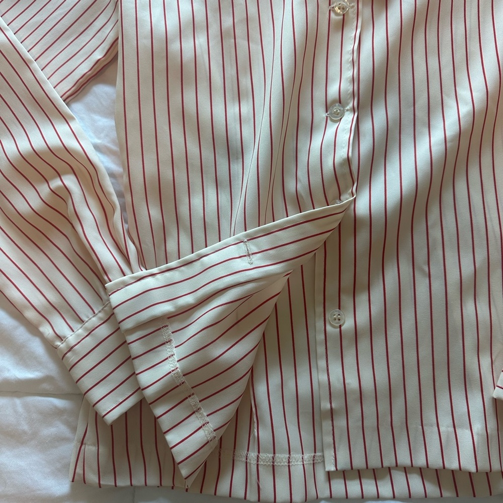 Striped Button-Up Shirt - Picture 7 of 8